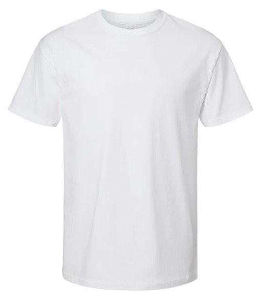PLAYERA BLANCA CR MC  PESO COMPLETO PTEES CH-M-G-XG